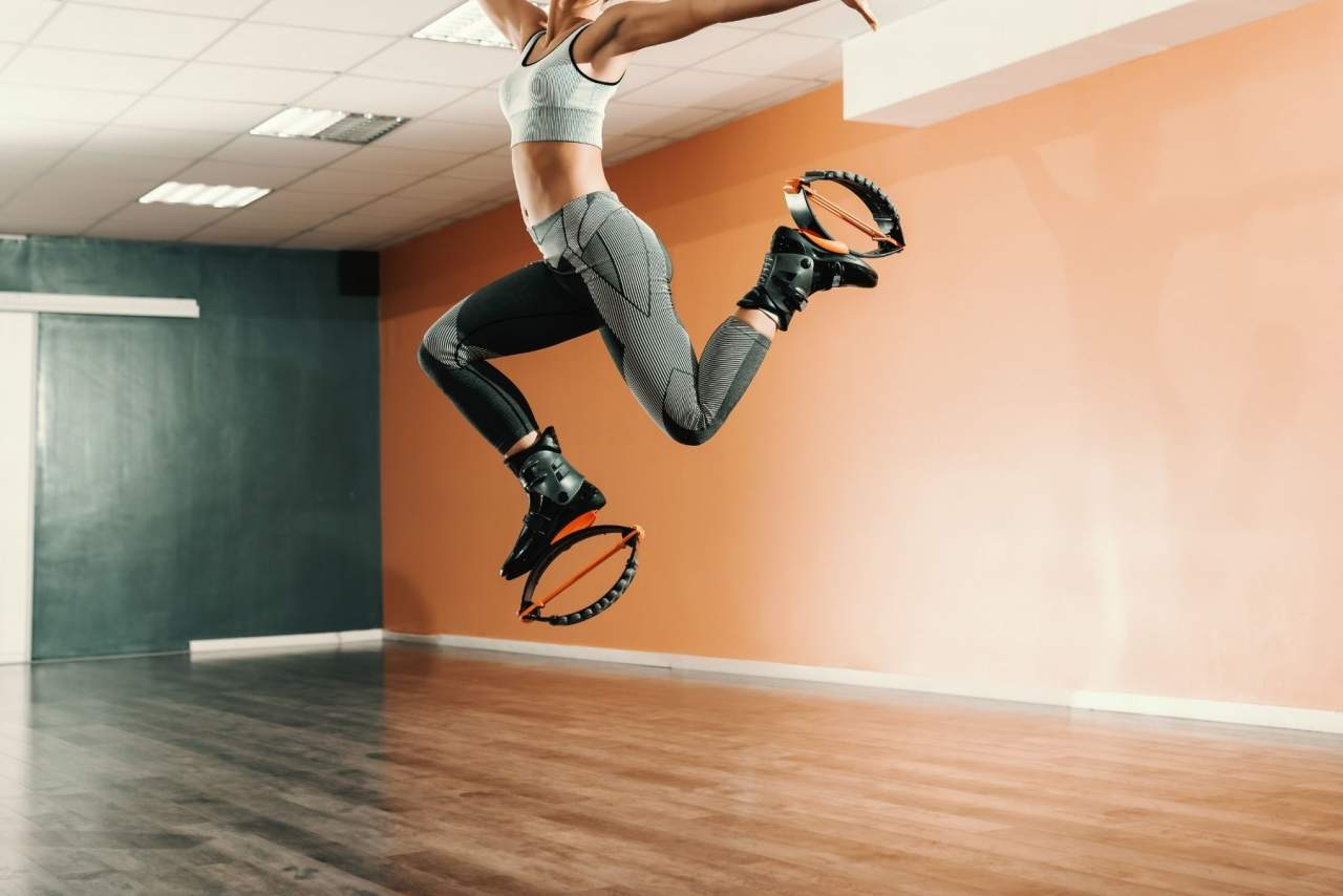 Entrenamiento con botas de rebote por Vanity Fit