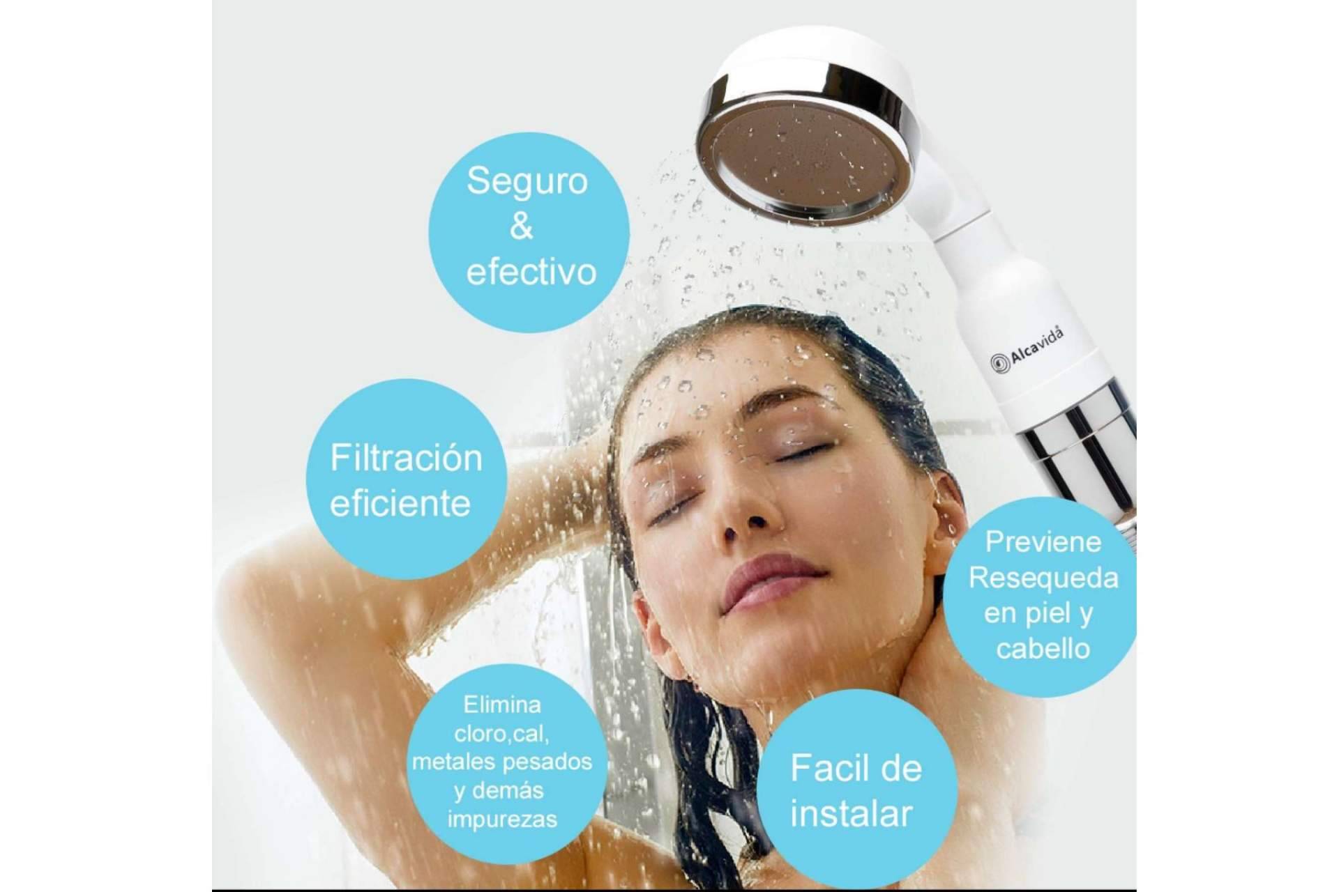 Filtros para la ducha para cuidar el cabello y la piel