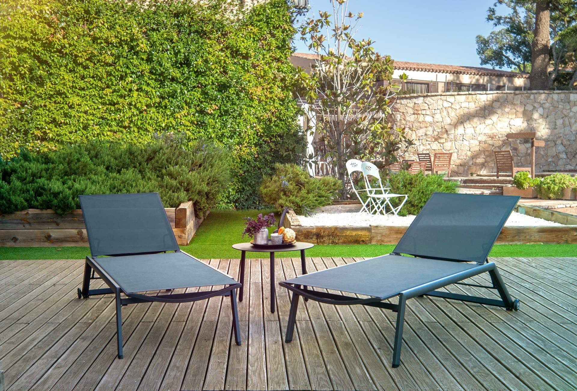 Las tumbonas de jardín de Muebles Exterior