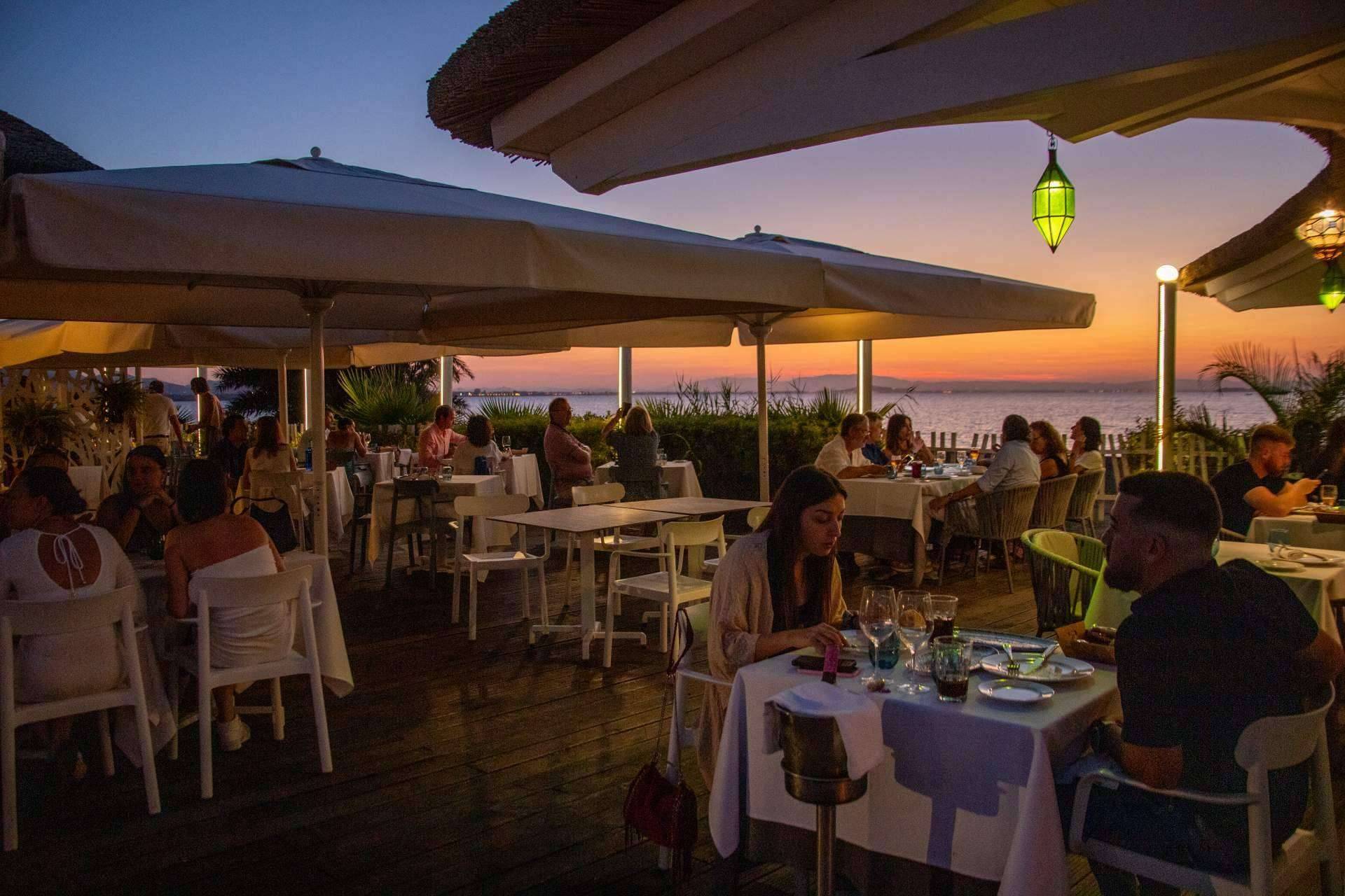 Una cena junto al Mar Menor en el restaurante Maloca