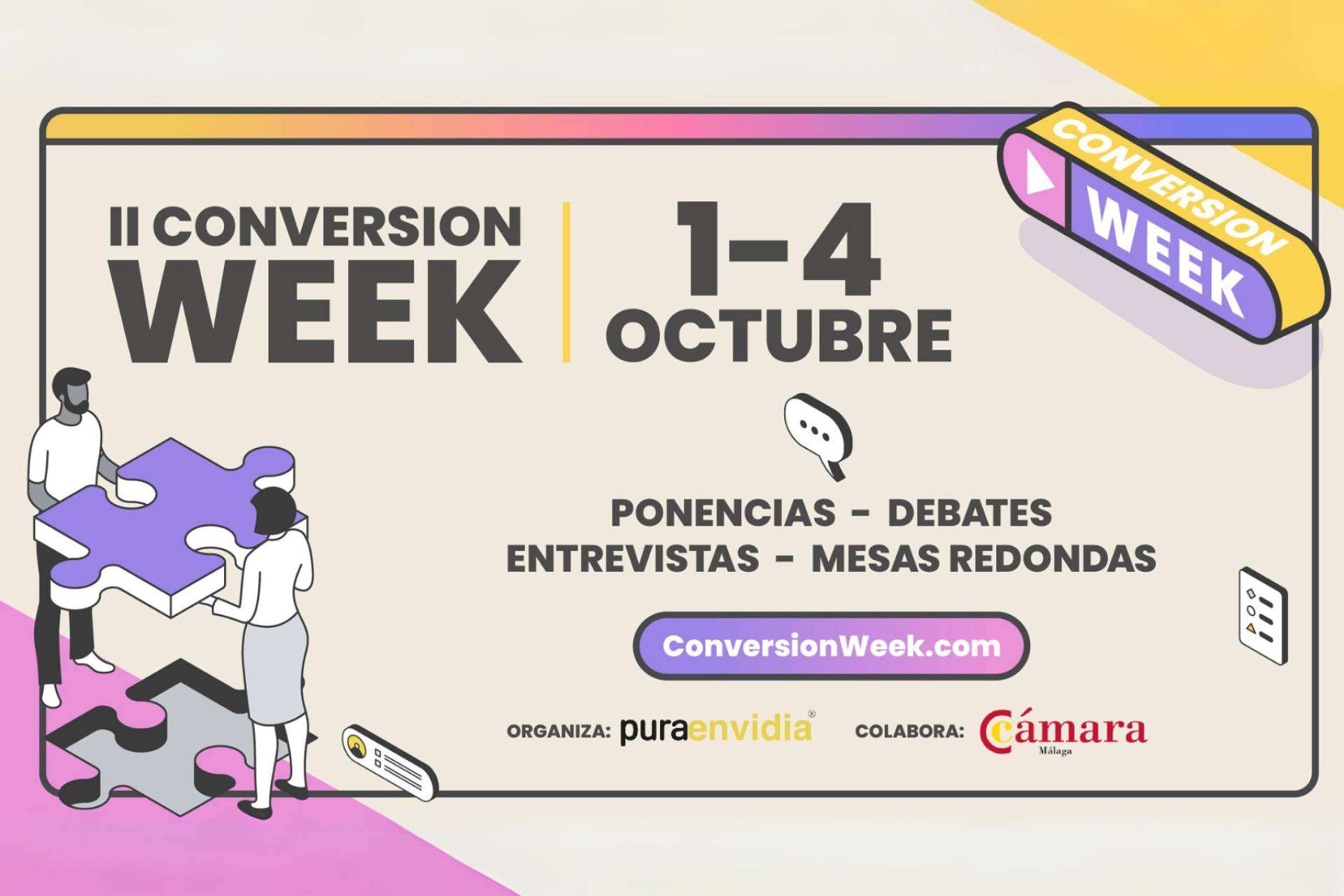 Puraenvidia anuncia la II edición de CONVERSION WEEK del 1 al 4 de octubre