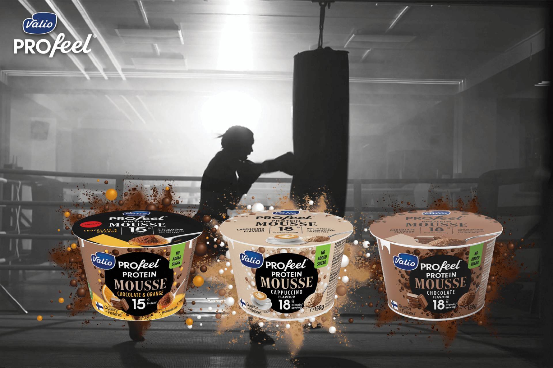 Valio lidera el mousse proteico en España con 49% de cuota y lanza su innovador mousse de chocolate y naranja