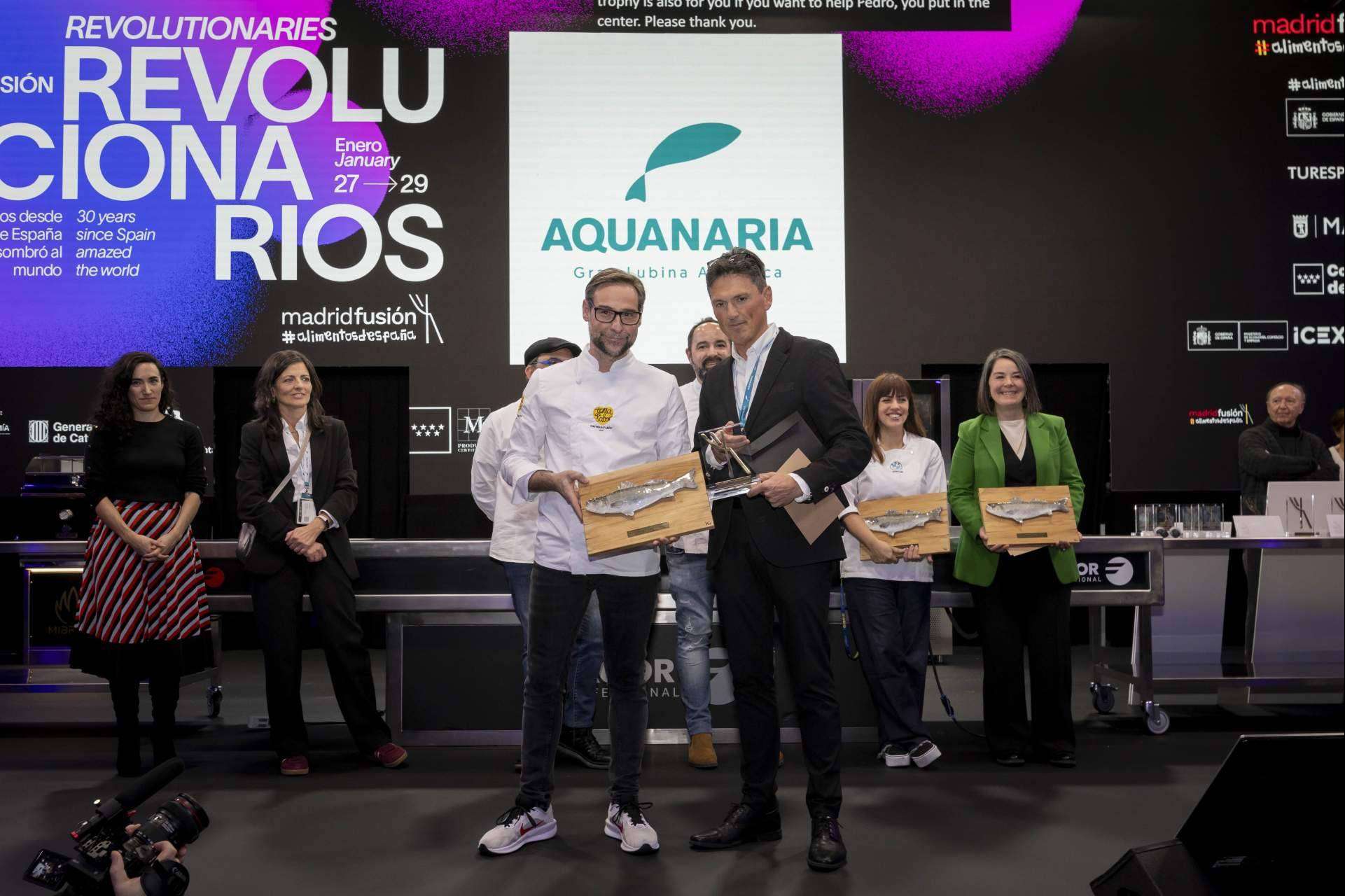 El chef Miguel Ángel de la Cruz ganador del Premio Revelación Sostenibilidad Madrid Fusión Aquanaria