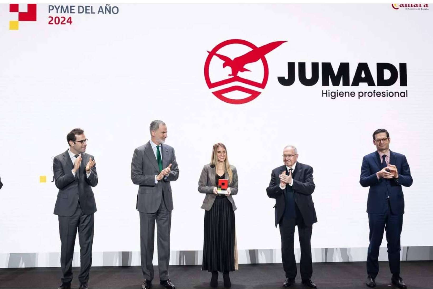 Grupo Jumadi, referente en higiene profesional, recibe el premio nacional Pyme Sostenible del Año