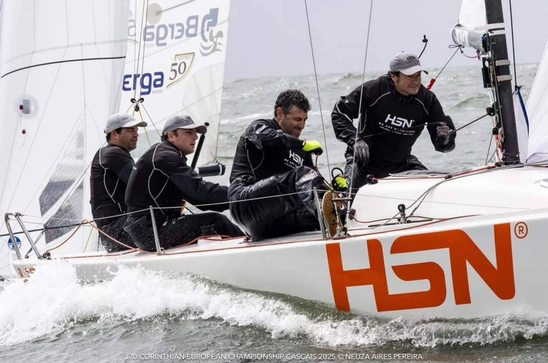HSN Sailing Team empieza con buen pie en el Europeo Corinthians de J70