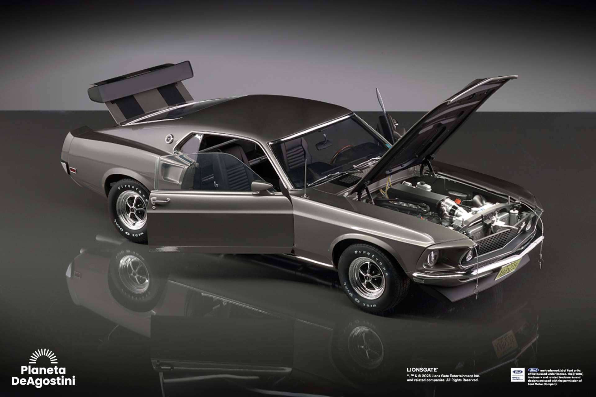 Planeta DeAgostini lanza la suscripción del modelo para construir del Ford Mustang 1969 de John Wick