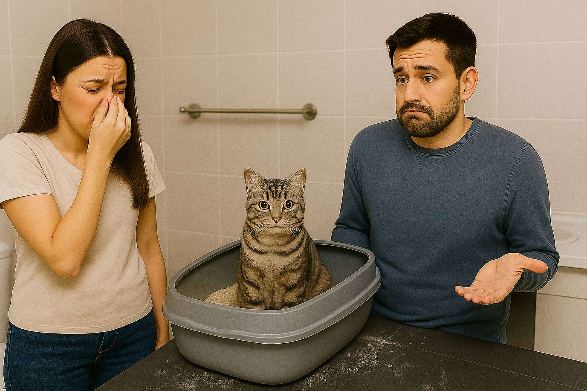 Cuando un gato entra en la pareja… y una arena salva la convivencia