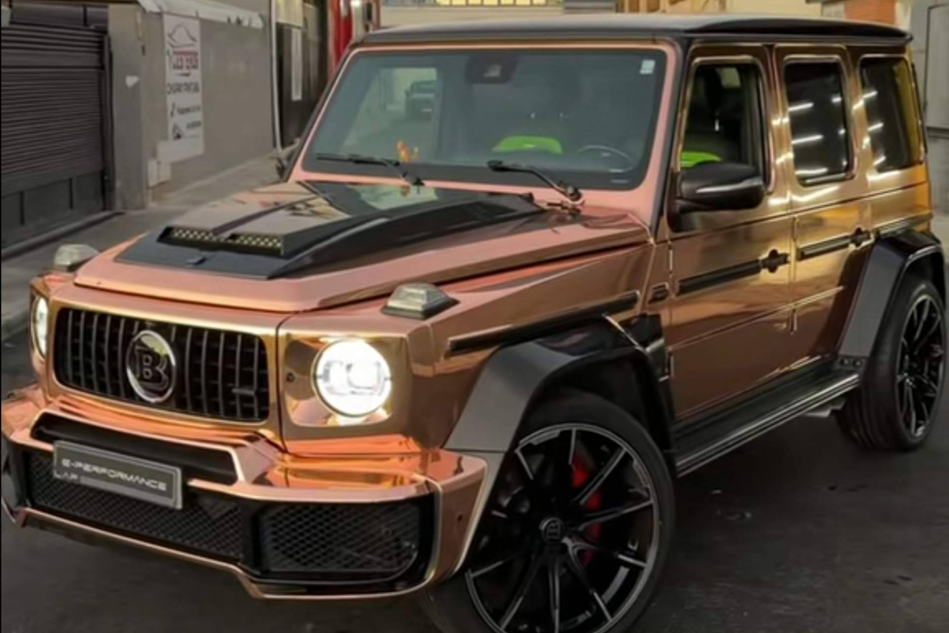 El Mercedes de 'Oro Rosa' de Omar Montes; ¿genialidad o el exceso del año?