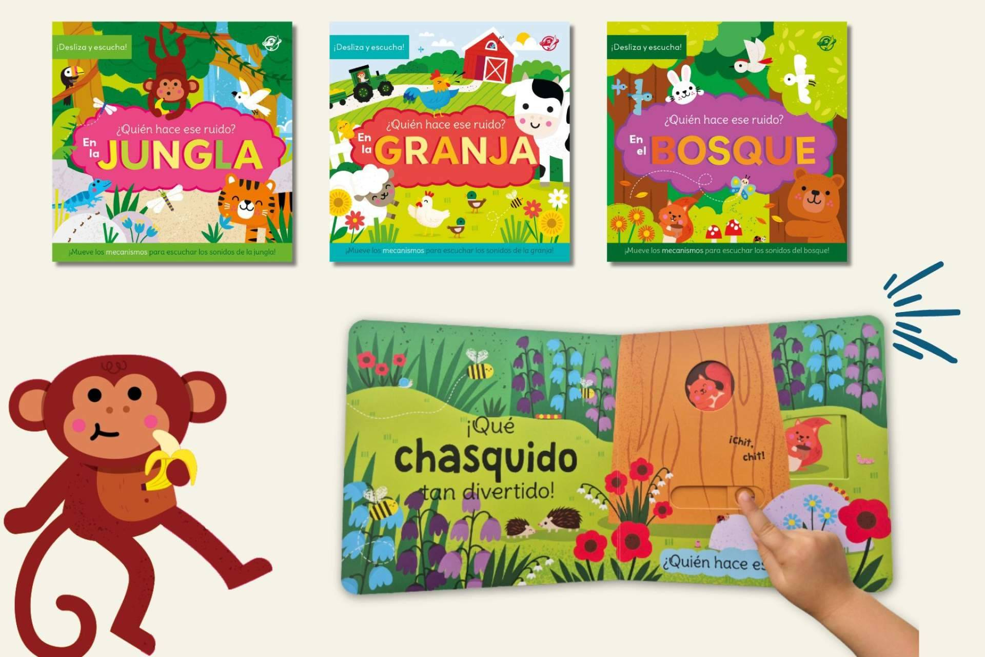 Escuchar, tocar y descubrir; libros sonoros para las primeras lecturas