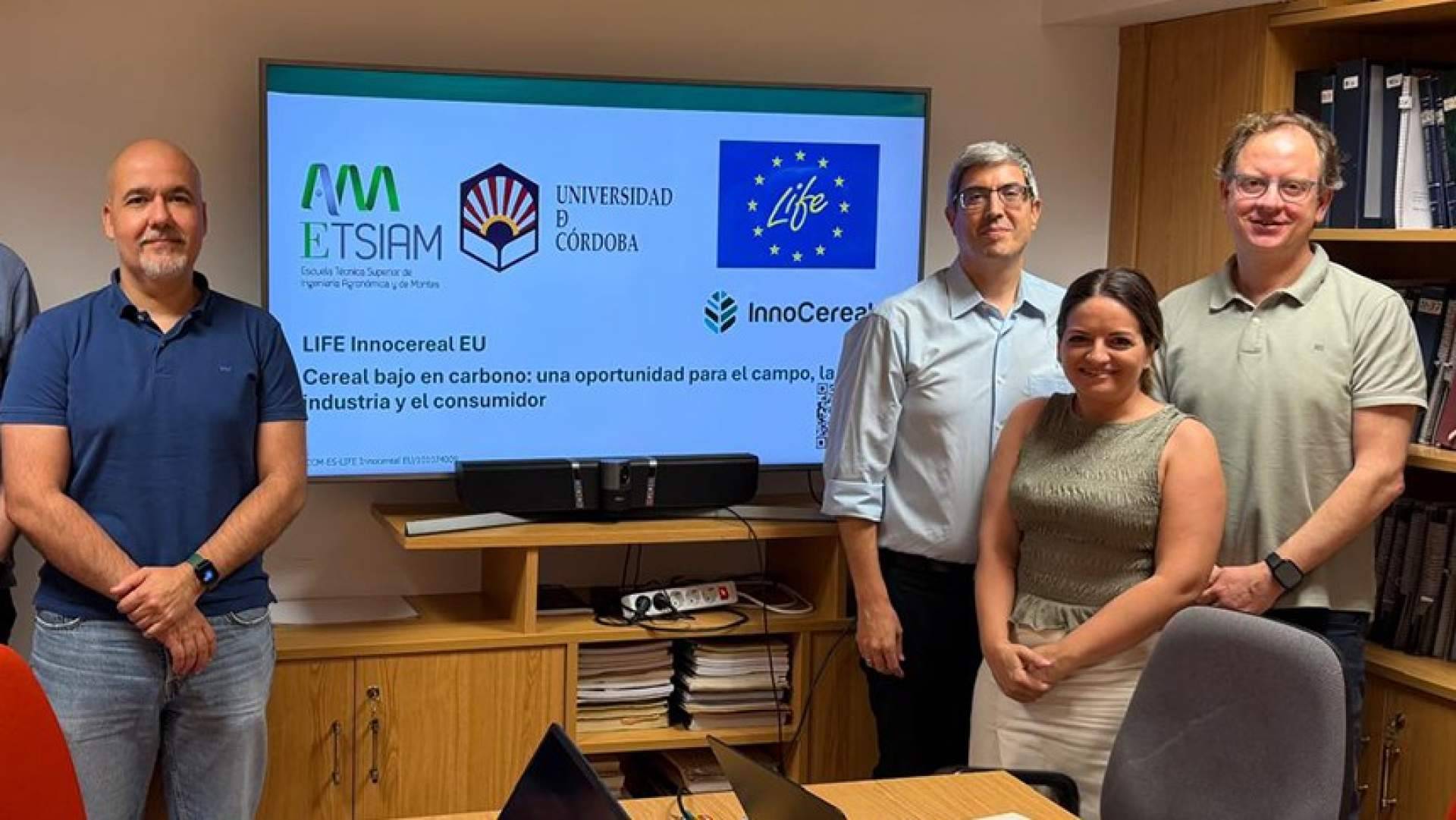 ESG Innova refuerza su compromiso con la Universidad de Córdoba en el marco del proyecto LIFE InnoCereal EU